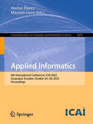 cover image of Applied Informatics